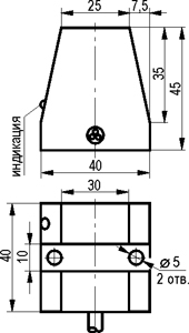Габариты ISN N3P-31P-10-LZ
